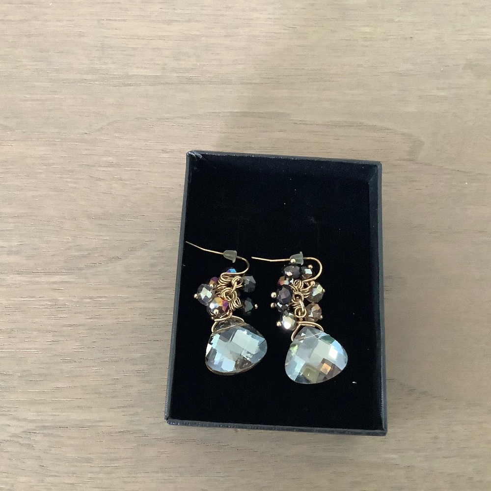 Brand new hand made crystal earrings